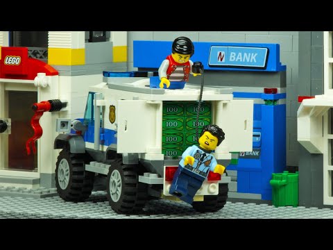 Lego City ATM Transport Truck Robbery Fail