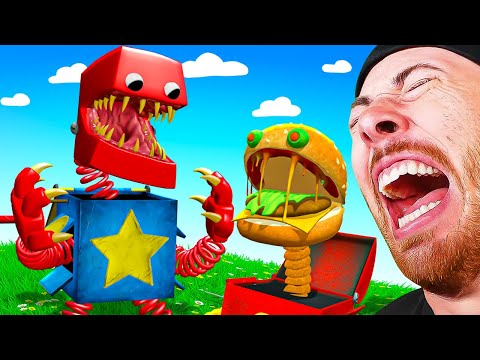 Reacting to LUNCH Boxy Boo got EATEN by Boxy Boo !? (Poppy Playtime Animation)