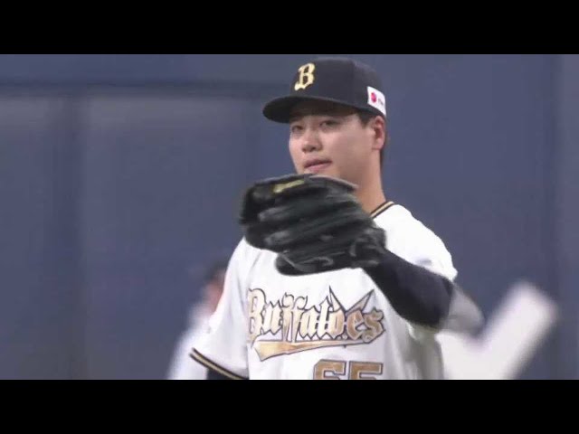 【9回表】バファローズ・漆原大晟 2回2/3を無失点に抑える好リリーフ!!  2023年4月5日 オリックス・バファローズ 対 福岡ソフトバンクホークス