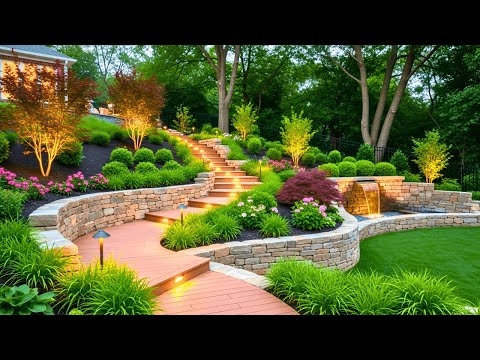 Sloped Backyard Landscape Ideas: Stunning Terraces, Easy Drainage, and Low-Maintenance Designs Guide