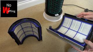 How to Change the HEPA FILTER on DYSON Pure Hot+Cool FAN HP04 - Purple Outer Filter F RESET