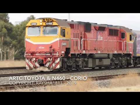ARTC (Maintenance) & V/Line N460 (City of Castlemaine) at Corio - Australian Trains by RaySha1811