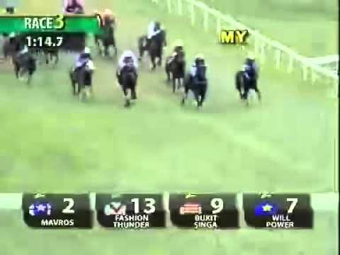 20110108 IPOH CLASS 5 1600M (LC) - WILL POWER (I Saifudin)