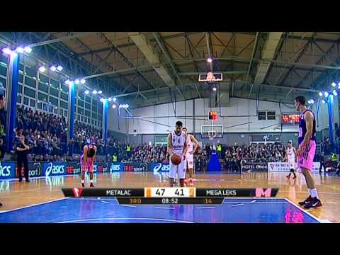 ABA Liga 2014/15, Round 25 match: Metalac Farmakom - Mega Leks (14.3.2015)