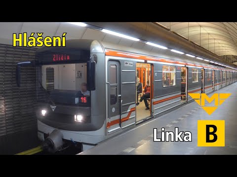 [Metro Praha] Hlášení/Announcements/Ansagen Linka B