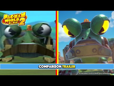 PAC-MAN WORLD 2 Re-PAC - Official Graphics Comparison Trailer