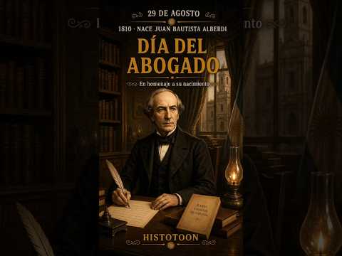 ¿Por qué el Día del Abogado se celebra el 29 de agosto? | Juan Bautista Alberdi 🇦🇷
