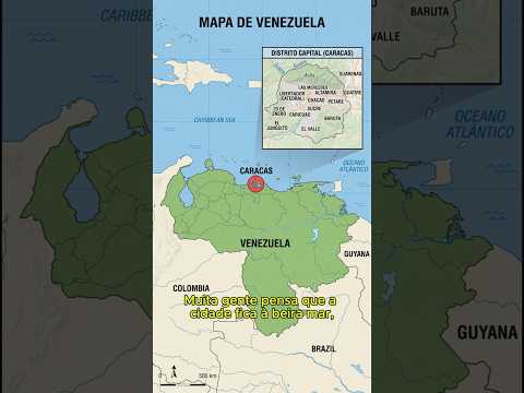 🌎 CARACAS: A CAPITAL ESCONDIDA ENTRE MONTANHAS. #caracas #venezuela #geografia
