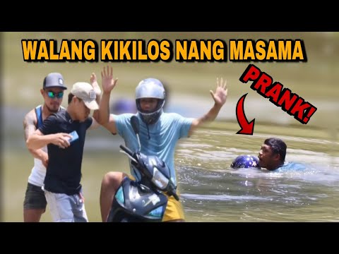 WALANG KIKILOS NG MASAMA "PUBLIC PRANK" |  Napatalon si kuya sa takot!