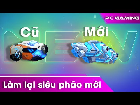 Mech Arena VN# 540 | Xóa bỏ Siêu Pháo 16 và làm lại phiên bản mới | New Railgun 16