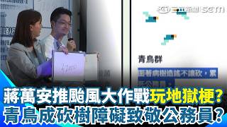 蔣萬安推「颱風大作戰」大玩地獄梗？ 青鳥成「砍樹障礙」致敬公務員？｜三立新聞網 SETN.com