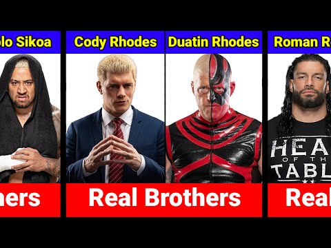Real Life Brothers in WWE Wrestling