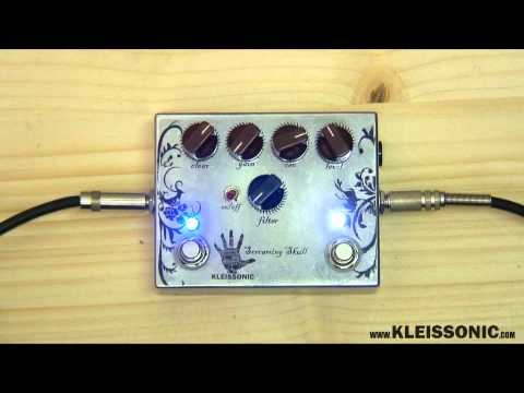 Kleissonic Pedals Screaming Skull with Telecaster