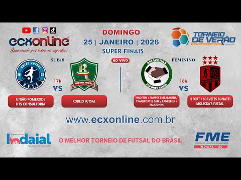 FINAIS SUB 18 & FEMININO | 39º TORNEIO DE VERÃO DE INDAIAL ''Central dos Cosméticos'' | 25 01 2026