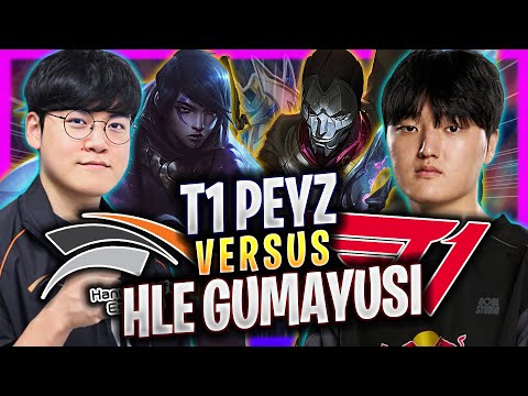 T1 PEYZ vs HLE GUMAYUSI! - T1 Peyz Plays Jhin ADC vs HLE Gumayusi Aphelios! | Season 2026