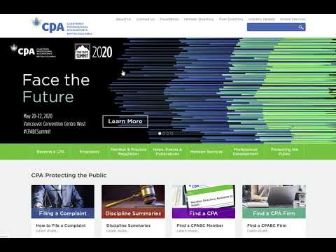 Alice Cretelli, Chartered Professional Accountant (CPA) video.