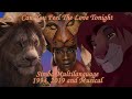 Can You Feel The Love Tonight Simba One Line Multilanguage 1994 2019 Musical