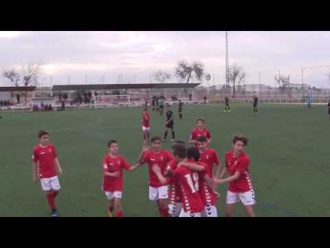 Real Murcia vs San Miguel infantil primera, segunda parte. Murcia bases