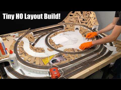 Tiny HO Train Layout Build - 4x6 Model Railroad Part 2