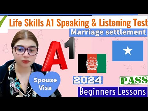 Life Skills A1 IELTS UKVI Spouse Visa Test||Speaking & Listening|| Recent Topics Full Mock Test 2024