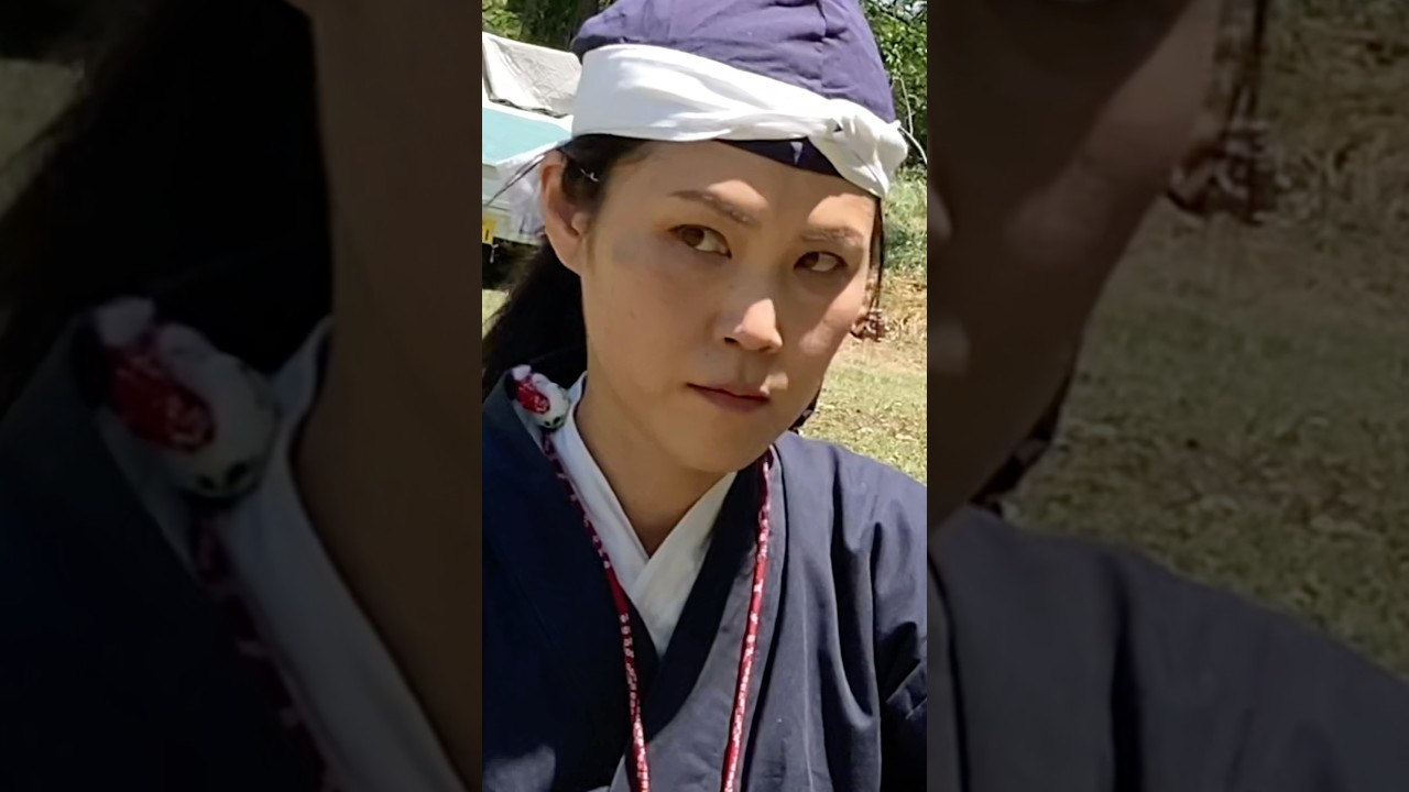 Samurai Girl fires Matchlock Gun #matsumotosamurai