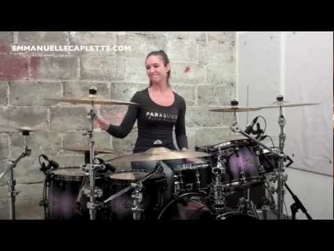 Emmanuelle Caplette Plays TOTO Drum Cover 2012