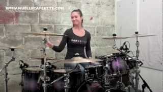 Emmanuelle Caplette Plays TOTO Drum Cover 2012