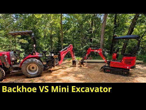 Tractor Backhoe vs Chinese Mini Excavator - Head to Head