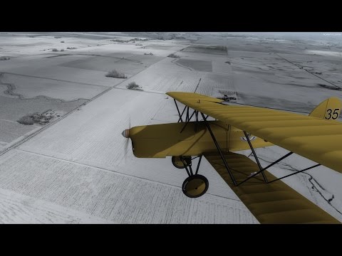P3D V3.1 Curtiss-Reid Rambler III Landing @ FTX Stettler Airport