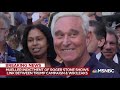 Roger Stone Swears Loyalty To Donald Trump After Being Indicted In Mueller Probe | Deadline | MSNBC