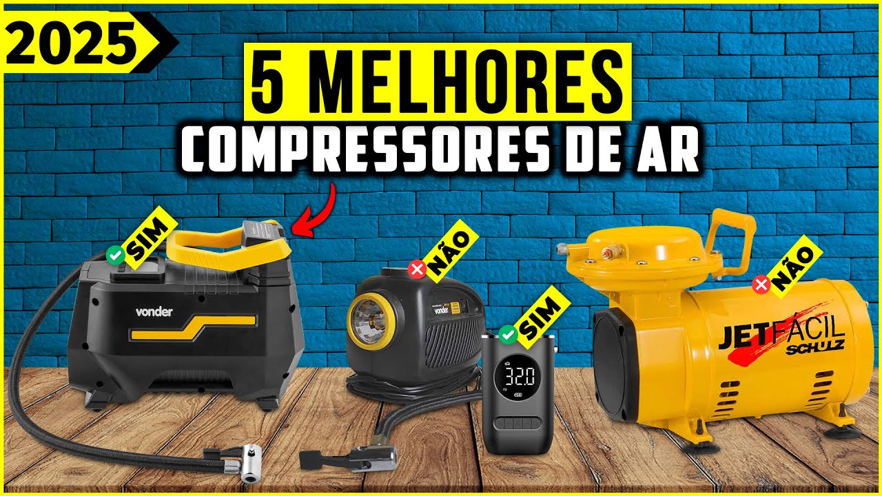 Os 5 Melhores Compressor de ar Em 2025!