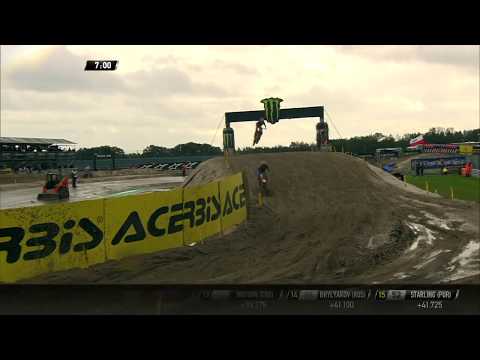 Herlings passes Paulin + Monticelli - MXGP Qualifying Race - Monster Energy FIM MXoN 2019