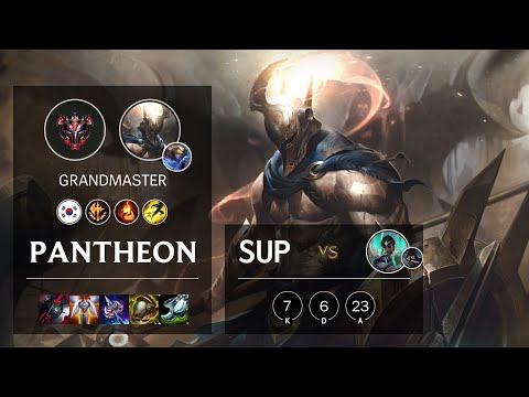 Pantheon Support vs Karma - KR Grandmaster Patch 10.19