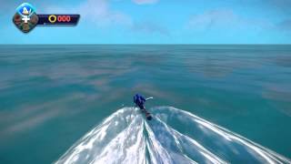 Sonic Boom: Rise of Lyric (Wii U) - Running On Water Out of Bounds In Bygone Island