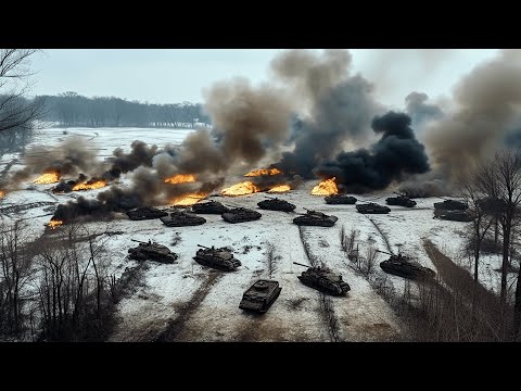 Ukraine's invulnerable M1A2 Abrams Collided With old Russian armored vehicles in Ukraine - ARMA 3