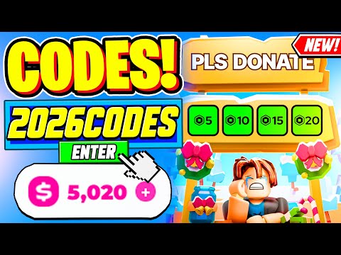 ⚠️New⚠️ ALL WORKING CODES For Pls Donate 2026 - Roblox Pls Donate Codes 2026