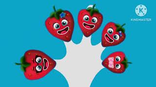 Strawberry Finger Family @kidszone87