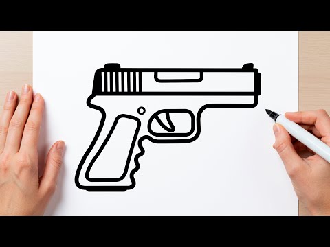 COMO DESENHAR UMA PISTOLA - GLOCK