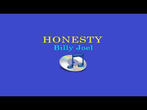 Honesty - Billy Joel (Lyrics Video)