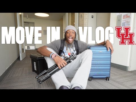 COLLEGE MOVE-IN DAY + DORM TOUR VLOG | University of Houston | BYELYK