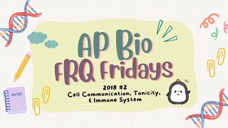 ✨AP Bio FRQ Friday 5: 2018 #2✨