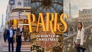 Travel vlog - Christmas in Paris | travel guide what to do & where to eat