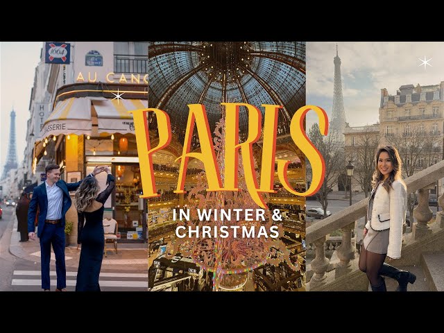 Travel vlog - Christmas in Paris | travel guide what to do & where to eat