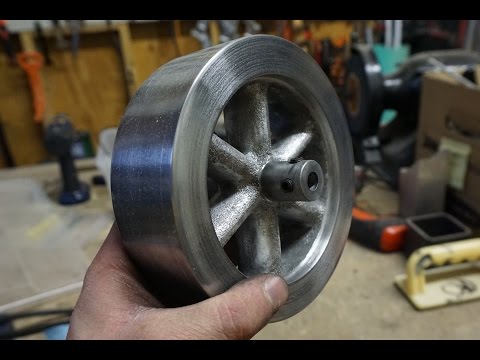 Casting an Aluminium Flywheel Using Lost Foam Method and CNC Routed Foam
