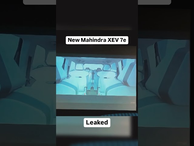 Mahindra XUV.e8 (XEV 7e) video leaked ahead of debut at #BharatMobilityGlobalExpo2025 #MahindraXEV7E