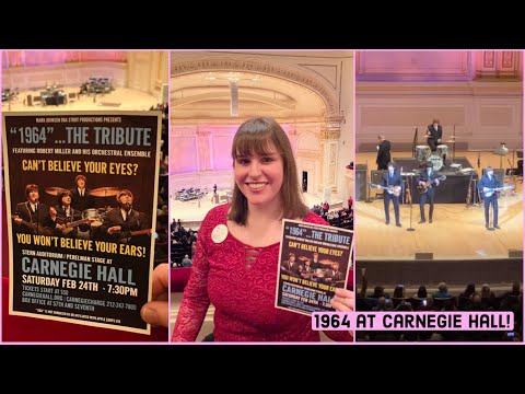 1964 The Tribute at Carnegie Hall - Beatles Tribute Vlog 2/24/24