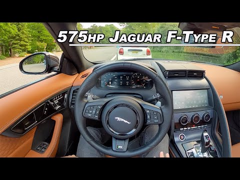 Jaguar F-Type R Convertible - The 575hp British V8 You NEED TO HEAR (POV Binaural Audio)