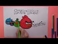 Angry Birds Boyama Angry Birds Nasıl Boyanır Coloring Angry Birds