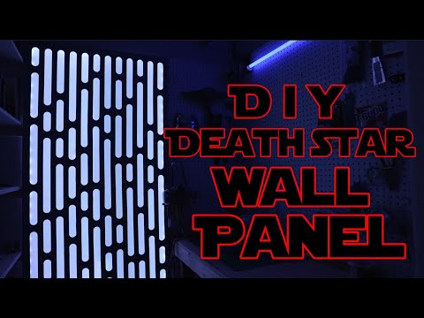 $100 DIY Star Wars Death Star Wall Panel
