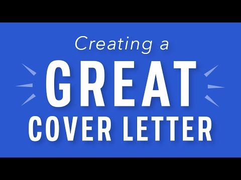 Tips for Creating a Great Cover Letter